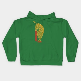 Bangladesh Cricket The Tigers Cricket Bat and Ball Game Kids Hoodie